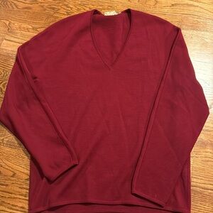 Saint Joseph by Cezar wool v-neck sweater — VINTAGE